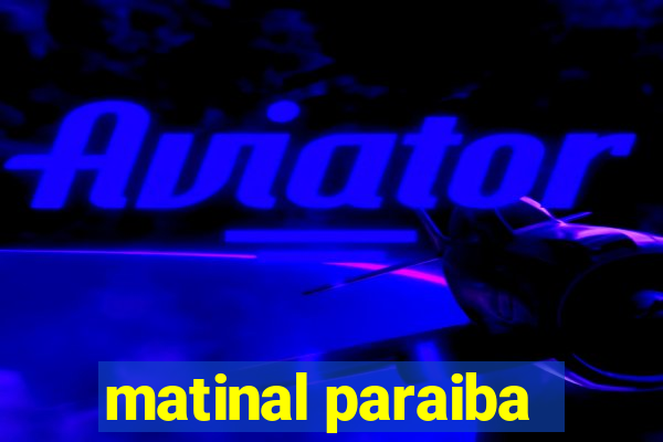 matinal paraiba